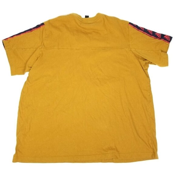 adidas Adicolor Goldenrod Logo Classics 3-Stripes Short Sleeve Tee - Picture 2 of 6